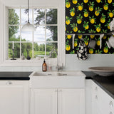 Lemon peel and stick wallpaper kitchen DB20400 from Daisy Bennett Designs