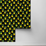 Lemon peel and stick wallpaper roll DB20400 from Daisy Bennett Designs