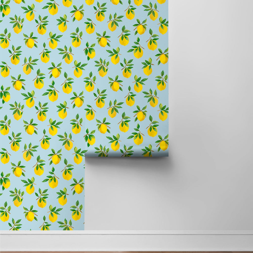 
                  
                    Lemon peel and stick wallpaper roll DB20402 from Daisy Bennett Designs
                  
                