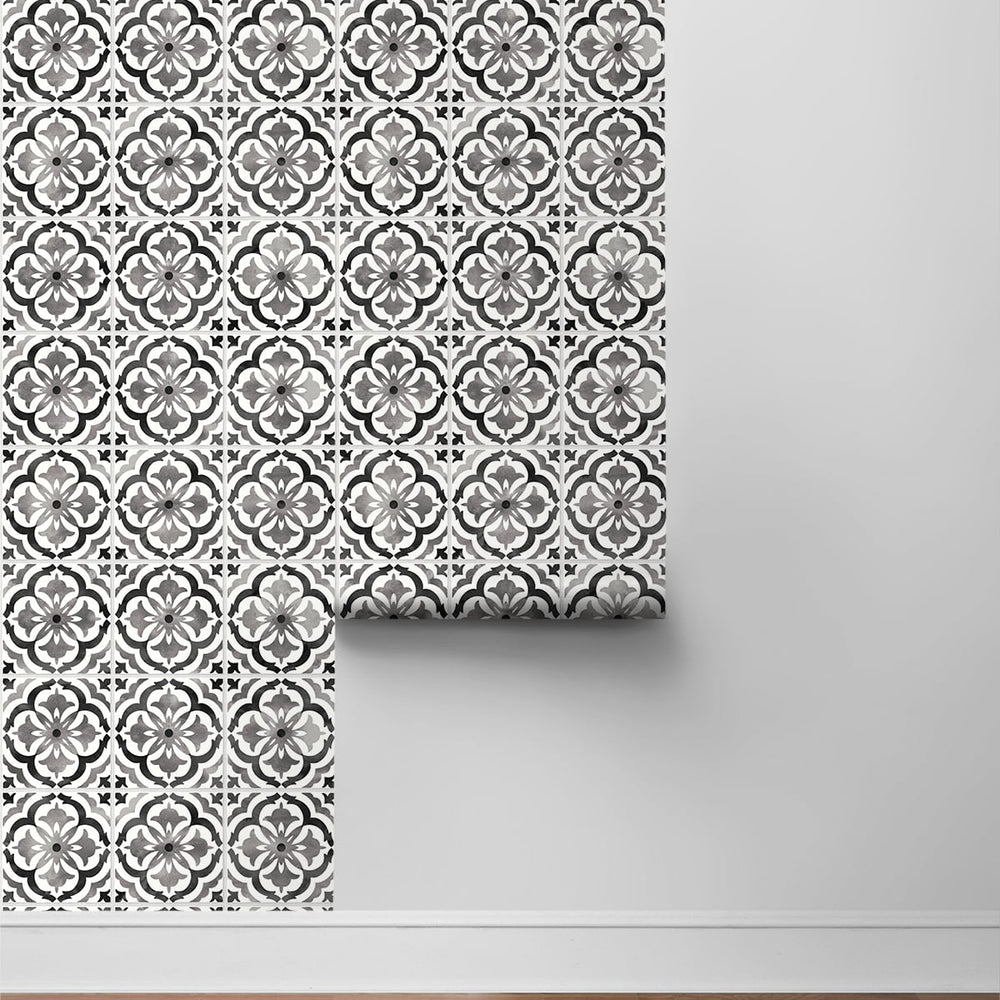 
                  
                    Faux tile peel and stick wallpaper DB20500 roll from Daisy Bennett Designs
                  
                