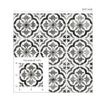 Faux tile peel and stick wallpaper DB20500 scale from Daisy Bennett Designs