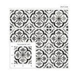 Faux tile peel and stick wallpaper DB20500 scale from Daisy Bennett Designs