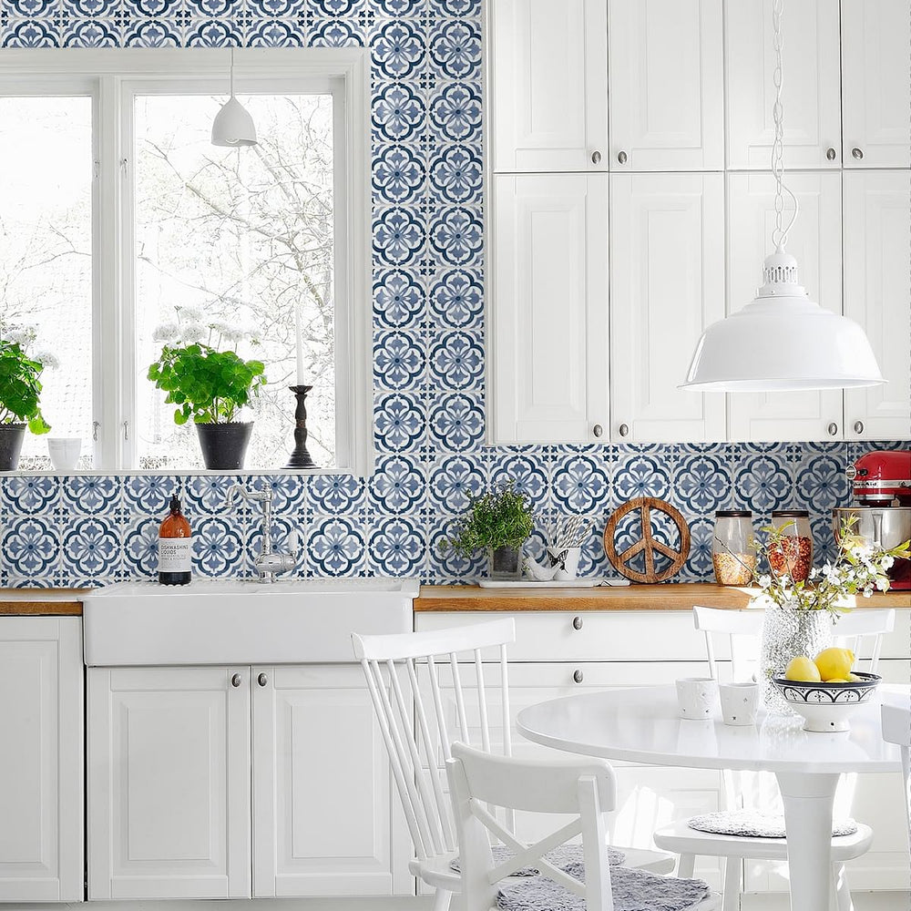 
                  
                    Faux tile peel and stick wallpaper DB20502 kitchen from Daisy Bennett Designs
                  
                