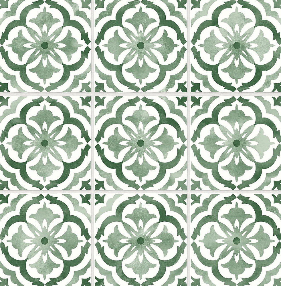 Part 26603pb357 : Tile 2 x 3 with White Infinity Symbol on Bright Green  Background with Dark Green and Medium Nougat Lines Pattern [(unsorted)]  [BrickLink]