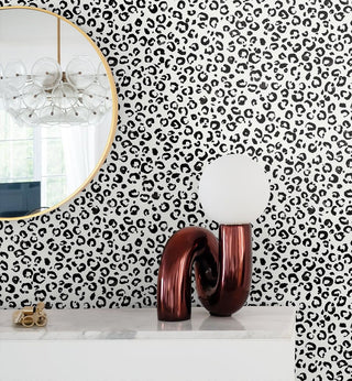 Cheetah print wallpaper DB20600 accent from Daisy Bennett Designs