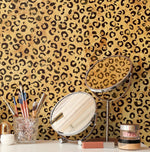 Cheetah print wallpaper DB20606 decor from Daisy Bennett Designs
