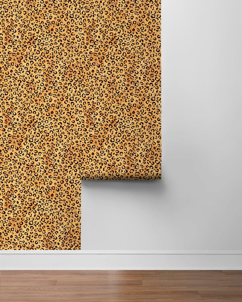 Cheetah print wallpaper DB20606 roll from Daisy Bennett Designs