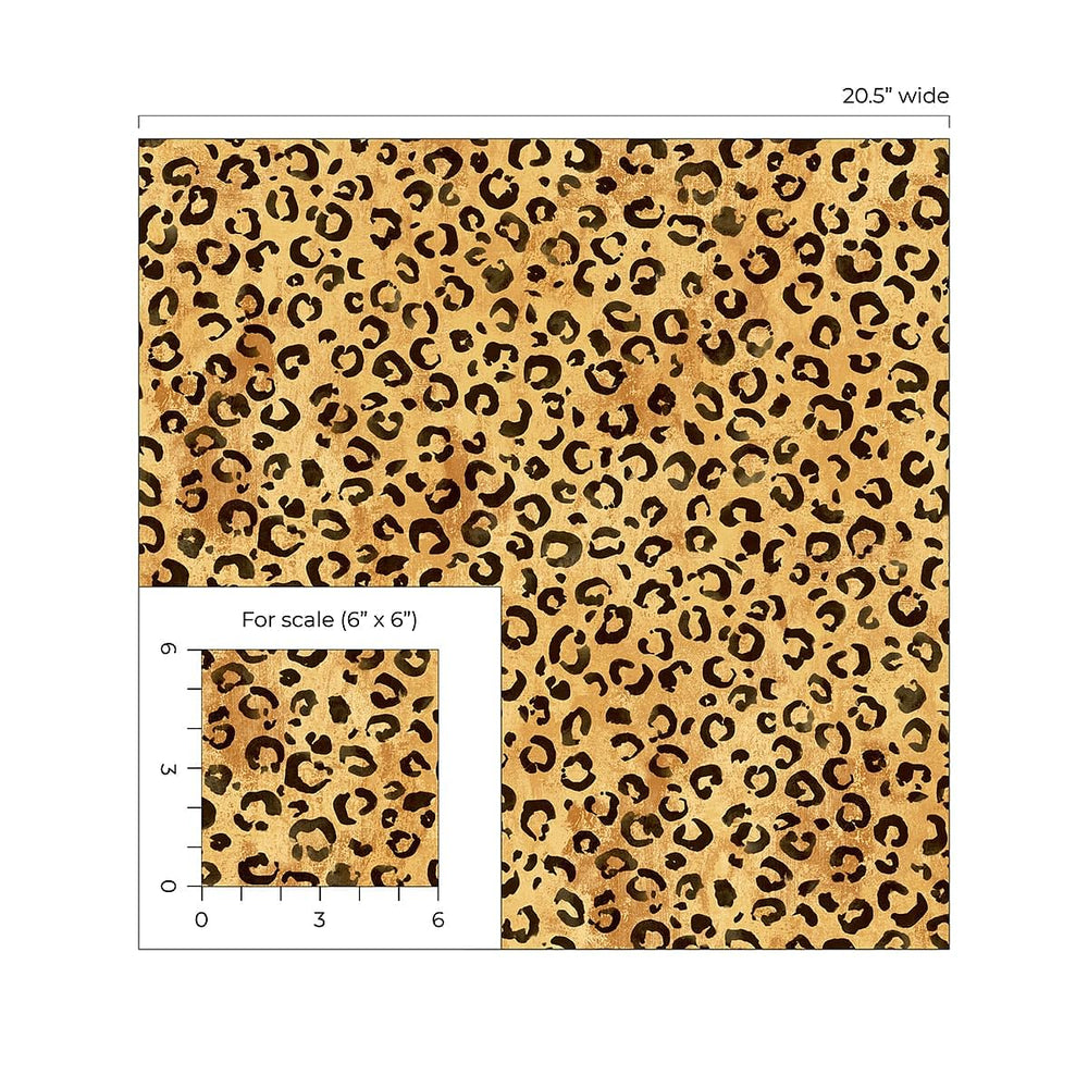 
                  
                    Cheetah print wallpaper DB20606 scale from Daisy Bennett Designs
                  
                