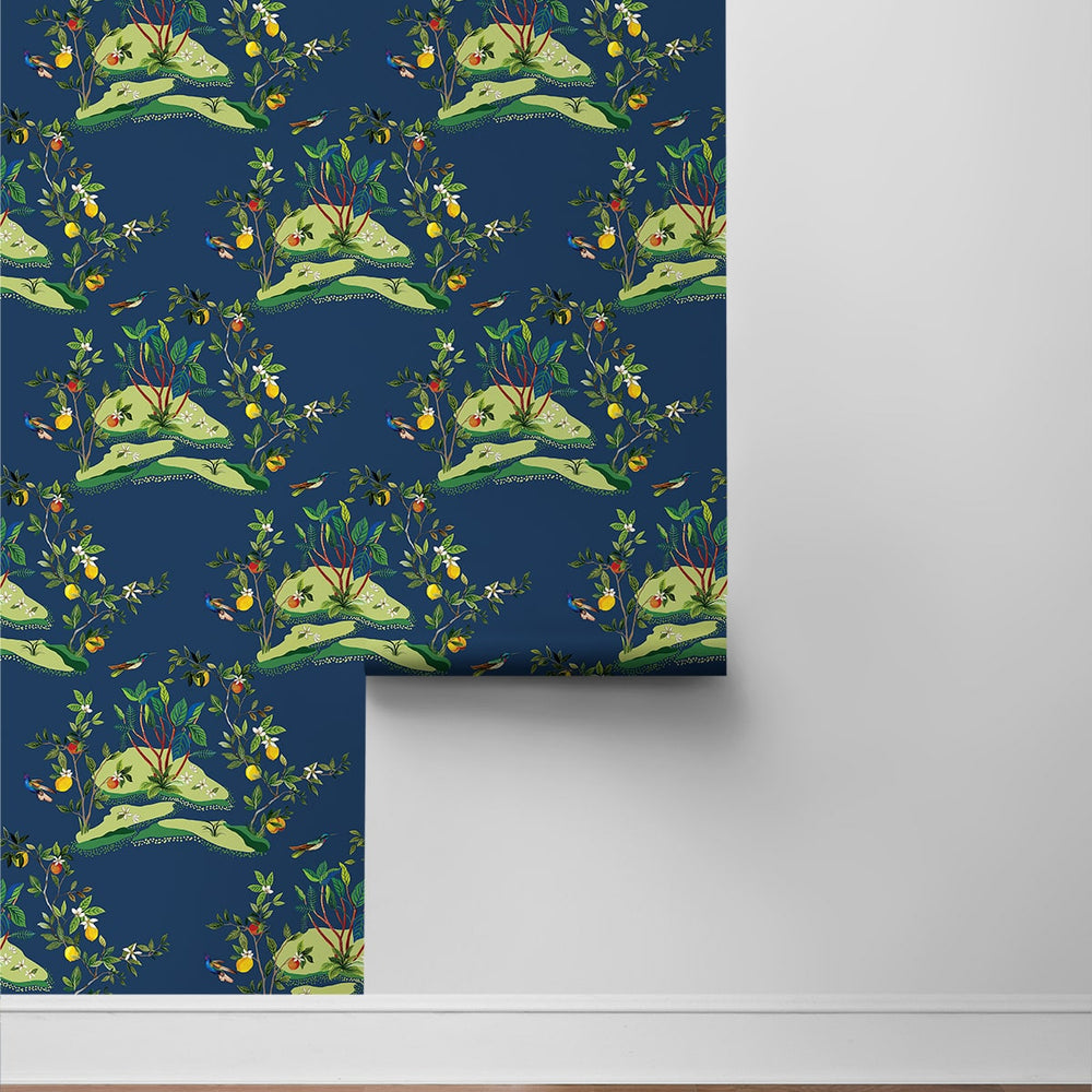 
                  
                    DBW9002 botanical wallpaper roll citrus hummingbird from the West Boulevard collection by Daisy Bennett Designs
                  
                