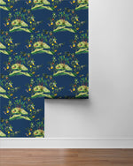 DBW9002 botanical wallpaper roll citrus hummingbird from the West Boulevard collection by Daisy Bennett Designs