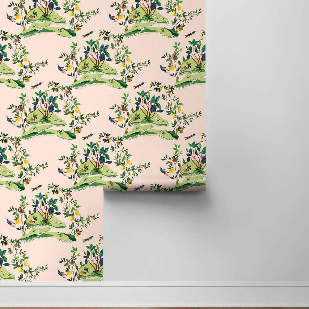 
                  
                    DBW9004 botanical wallpaper roll citrus hummingbird from the West Boulevard collection by Daisy Bennett Designs
                  
                