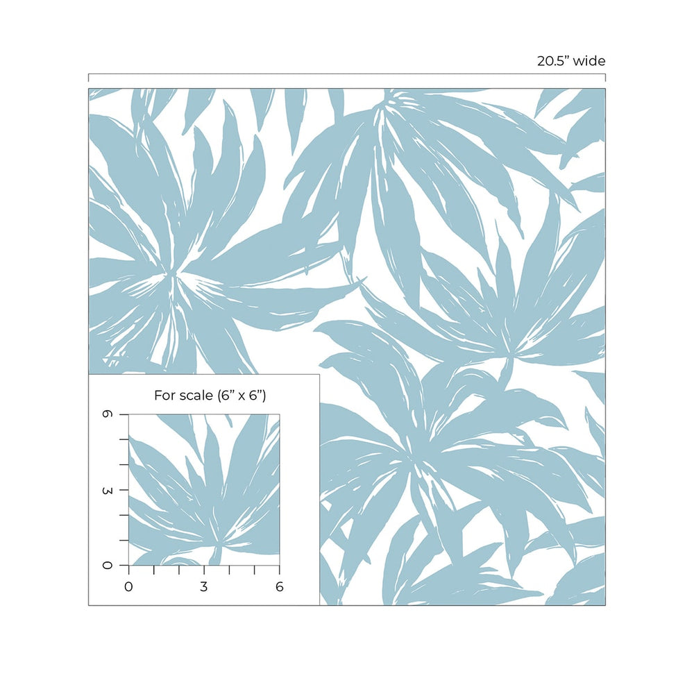
                  
                    DBW9110 palm leaf wallpaper scale from the West Boulevard collection by Daisy Bennett Designs
                  
                