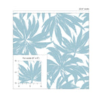 DBW9110 palm leaf wallpaper scale from the West Boulevard collection by Daisy Bennett Designs