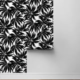 DBW9111 palm leaf wallpaper roll from the West Boulevard collection by Daisy Bennett Designs