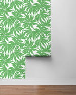 DBW9112 palm leaf wallpaper roll from the West Boulevard collection by Daisy Bennett Designs