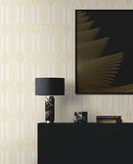 Deco geometric wallpaper decor DC60015 from the Deco 2 collection by Collins & Company