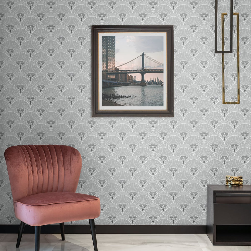 
                  
                    Geometric art deco wallpaper living room  DC60305 from the Deco 2 collection by Collins & Company
                  
                