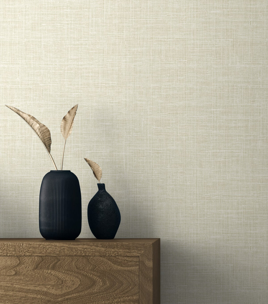 DC60406 faux linen wallpaper decor from the Deco 2 collection by Collins & Company