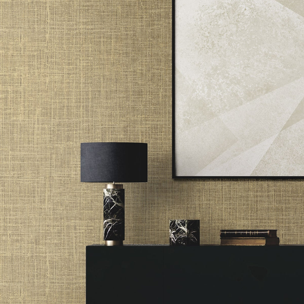 
                  
                    DC60416 faux linen wallpaper accent from the Deco 2 collection by Collins & Company
                  
                