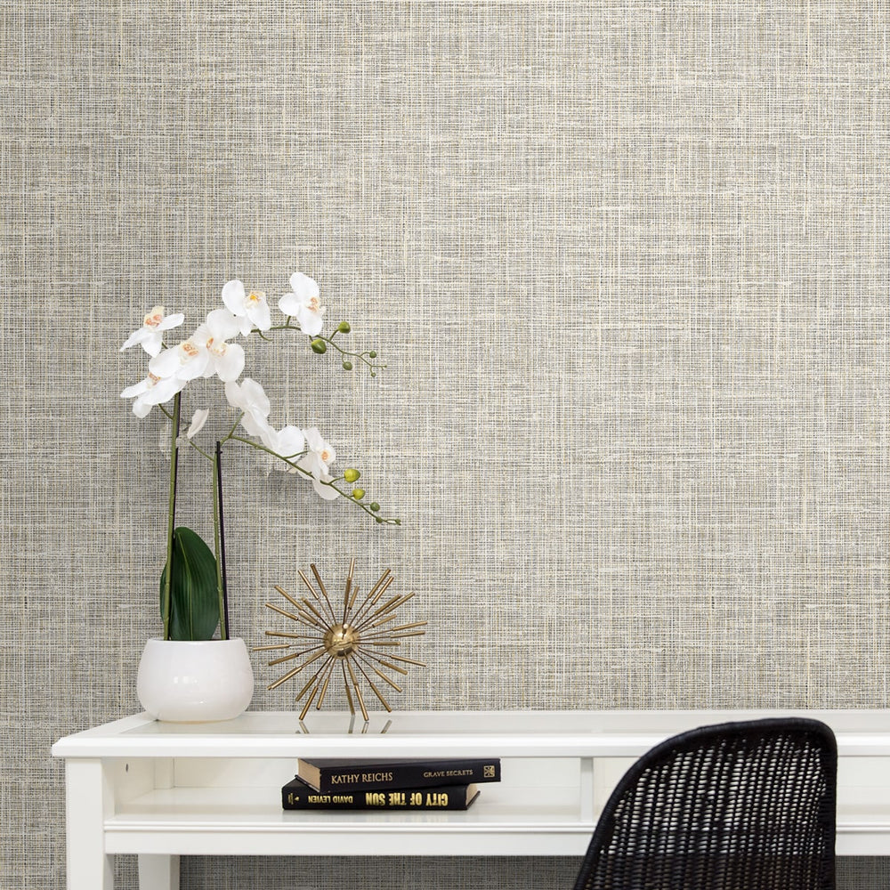 
                  
                    DC60450 faux linen wallpaper office from the Deco 2 collection by Collins & Company
                  
                