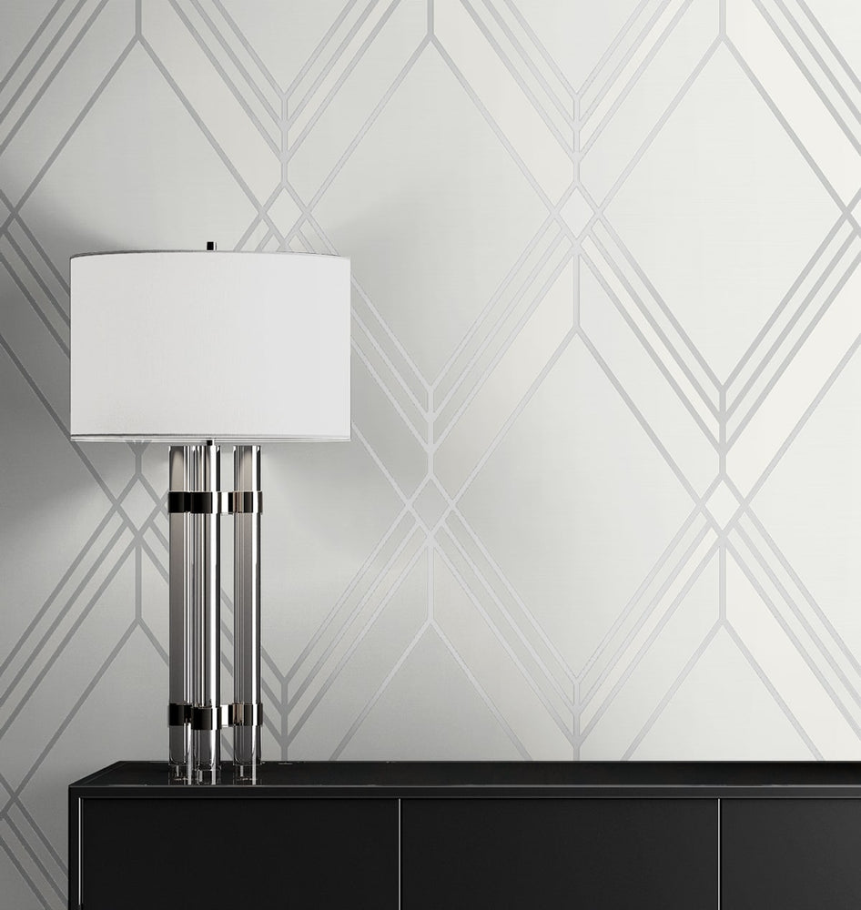 DC60510 geometric wallpaper decor from the Deco 2 collection by Collins & Company