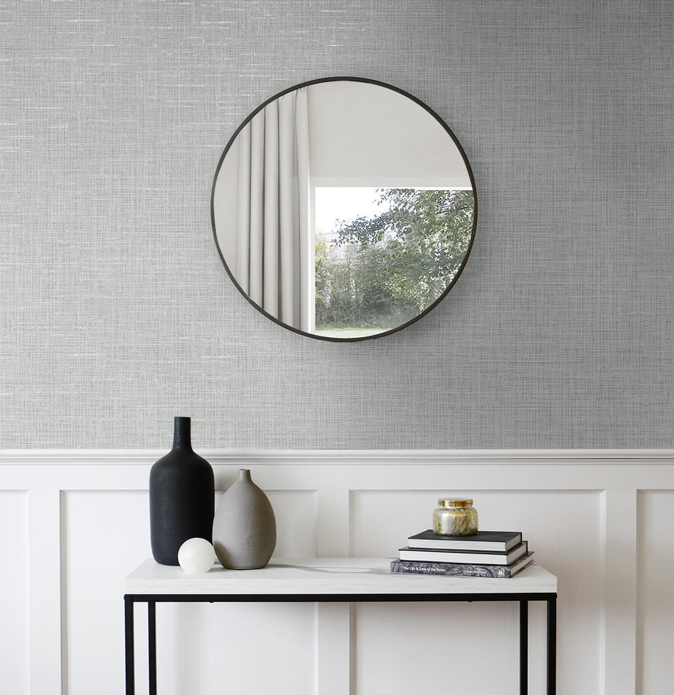 DC60704 faux wallpaper entryway from the Deco 2 collection by Collins & Company
