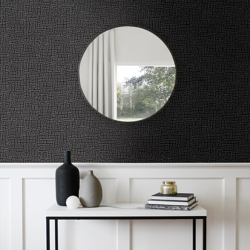 
                  
                    Geometric maze wallpaper entryway DC60910 from the Deco 2 collection by Collins & Company
                  
                