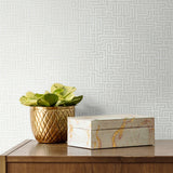 Geometric maze wallpaper decor DC60930 from the Deco 2 collection by Collins & Company