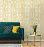 Deco wallpaper living room geometric DC61303 from the Deco 2 collection by Collins & Company