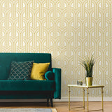 Deco wallpaper living room geometric DC61303 from the Deco 2 collection by Collins & Company