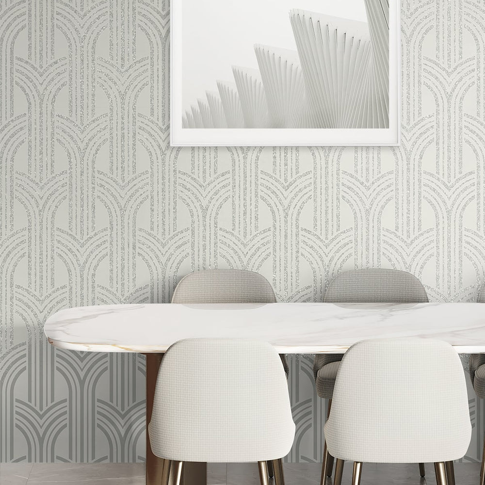 
                  
                    Deco wallpaper geometric dining room DC61307 from the Deco 2 collection by Collins & Company
                  
                