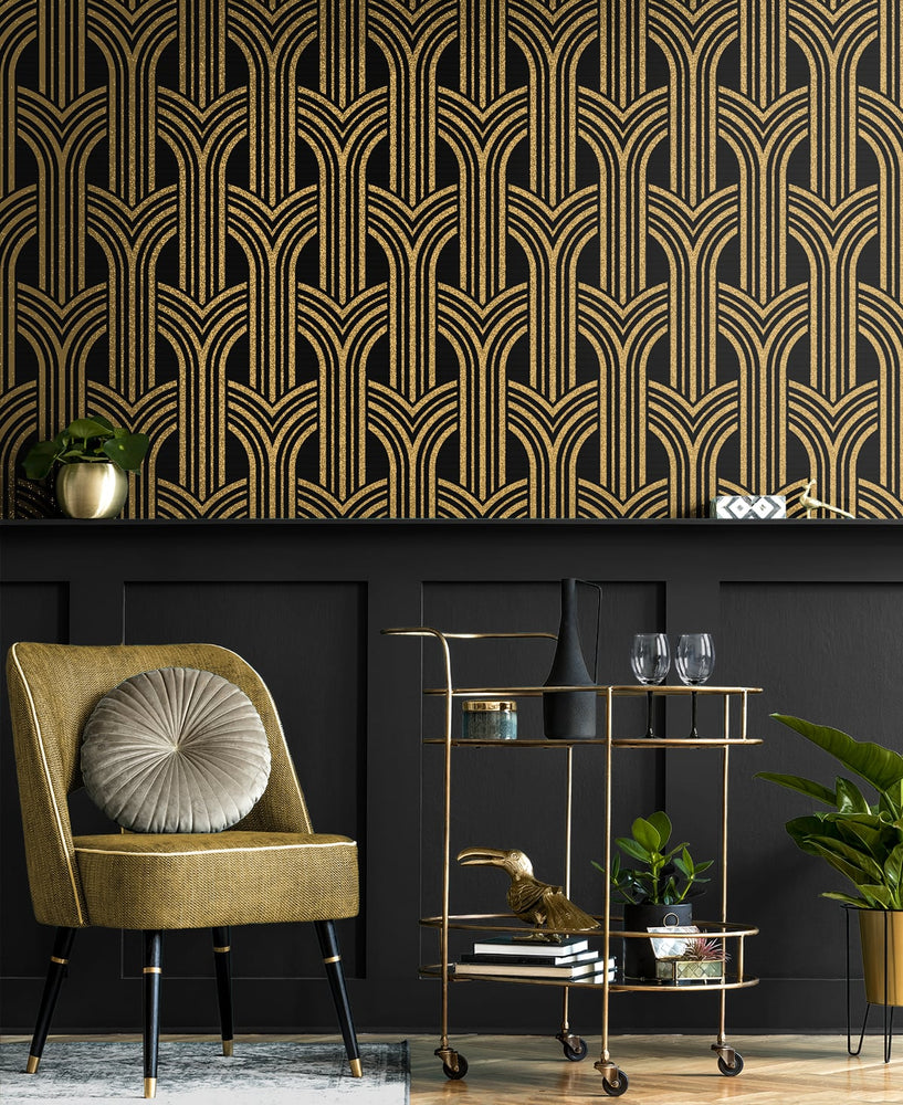Deco wallpaper decor geometric DC61310 from the Deco 2 collection by Collins & Company