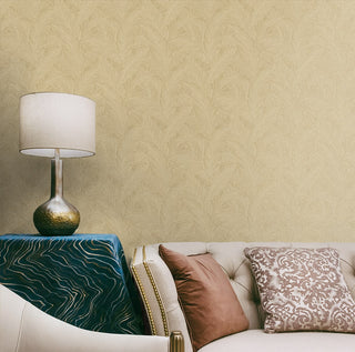 DC61705 banana leaf wallpaper decor from the Deco 2 collection by Collins & Company