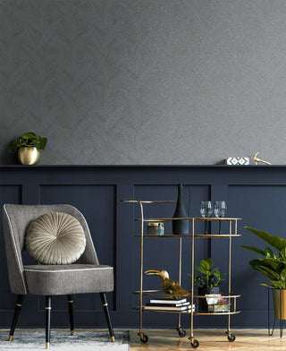 DC61708 banana leaf wallpaper living room from the Deco 2 collection by Collins & Company
