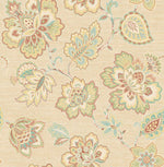 SD40005RD Chevalier jacobean floral wallpaper from Say Decor