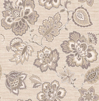 SD90005RD Chevalier jacobean floral wallpaper from Say Decor