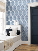 DT20002 Paradise Palm textured high performance wallpaper bedroom from DuPont™ Tedlar®