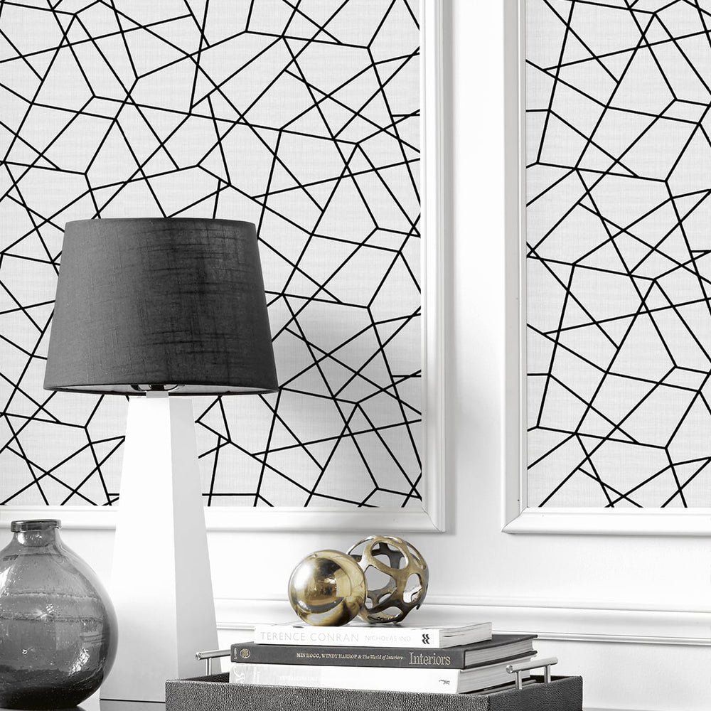 
                  
                    DT20100 Quartz Geo textured vinyl wallpaper decor from DuPont™ Tedlar® 
                  
                