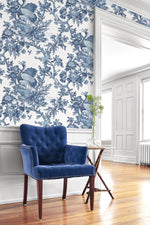 DT20200 crane toile textured vinyl wallpaper dining room from DuPont™ Tedlar®
