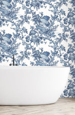 DT20200 crane toile textured vinyl wallpaper bathroom from DuPont™ Tedlar®