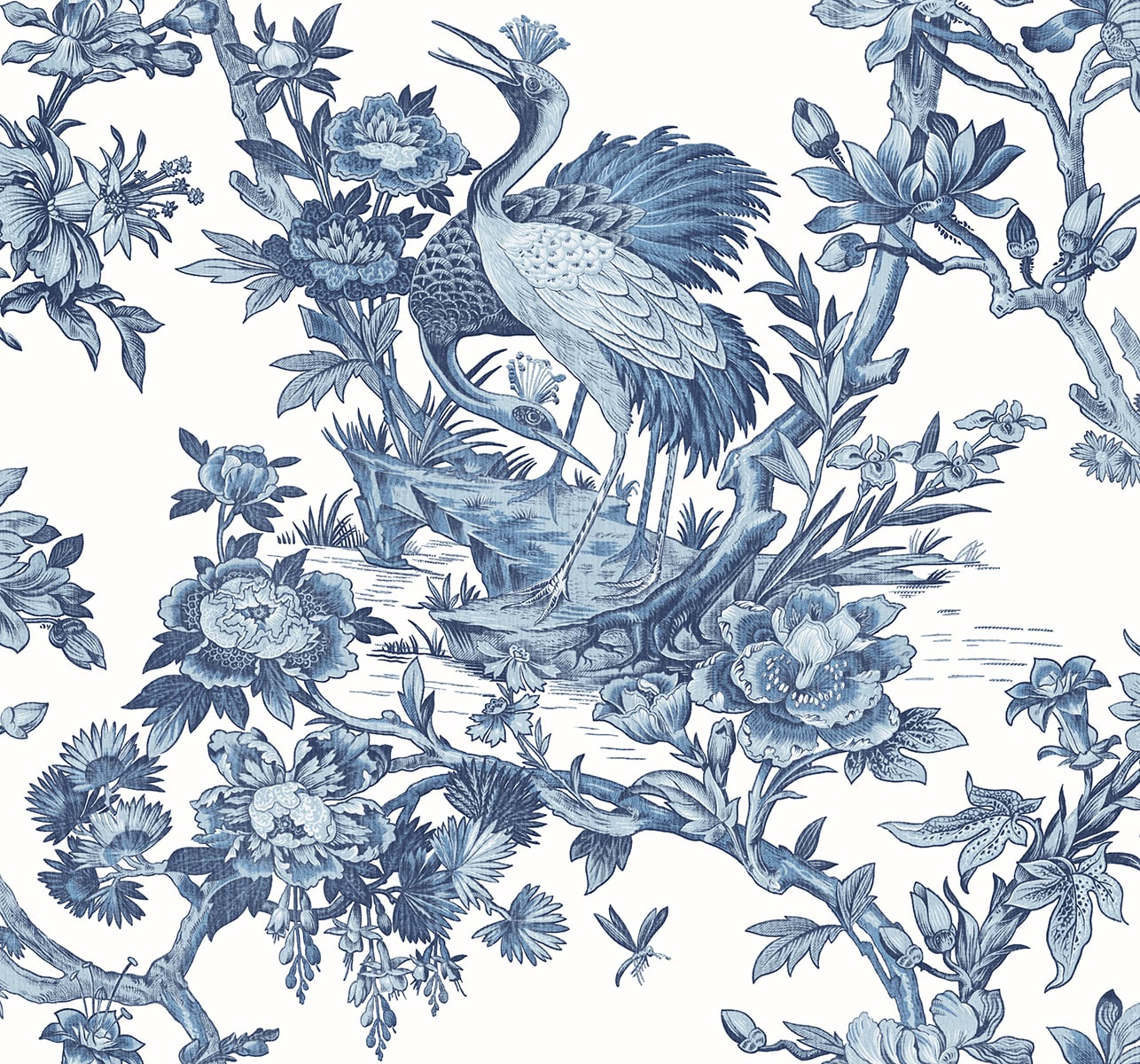 DT20200 crane toile textured vinyl wallpaper from DuPont™ Tedlar®