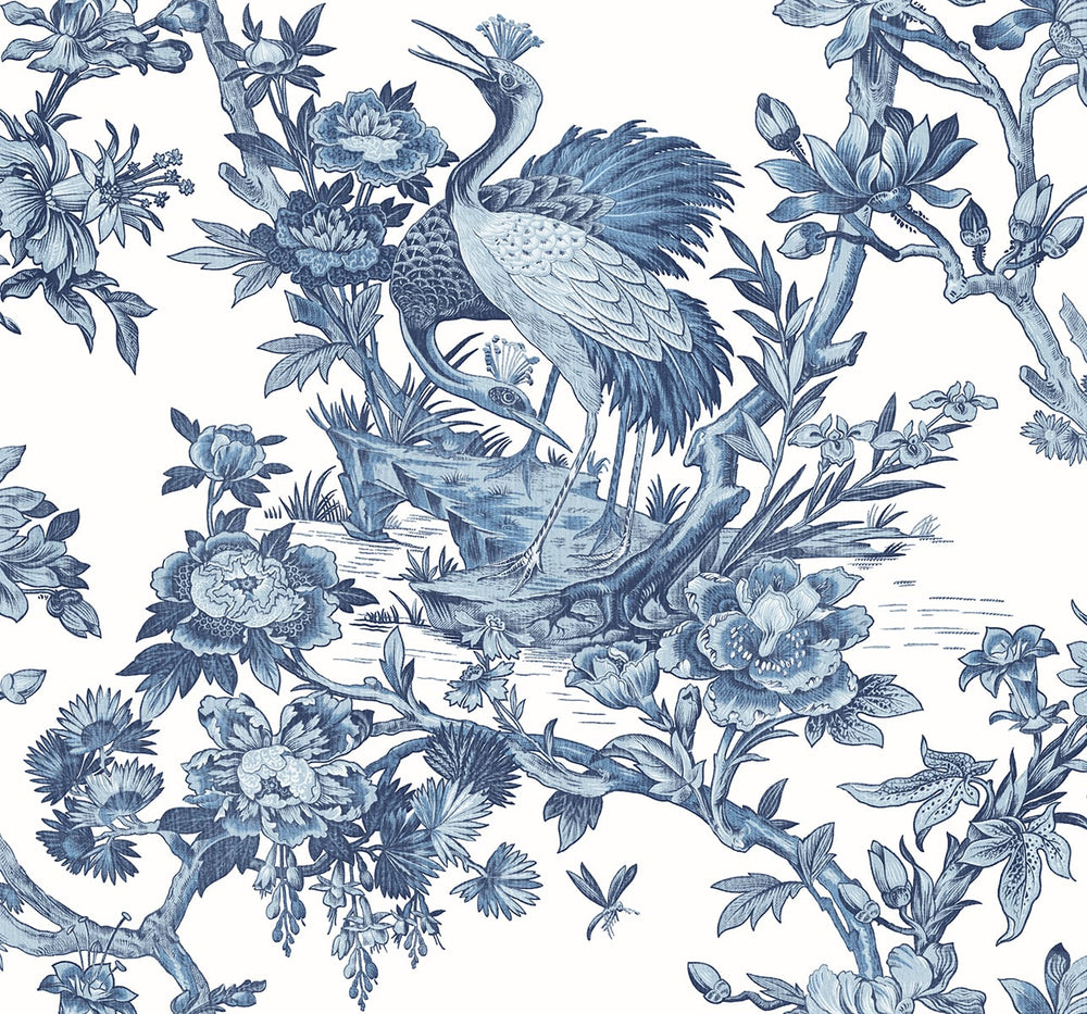 DT20200 crane toile textured vinyl wallpaper from DuPont™ Tedlar®