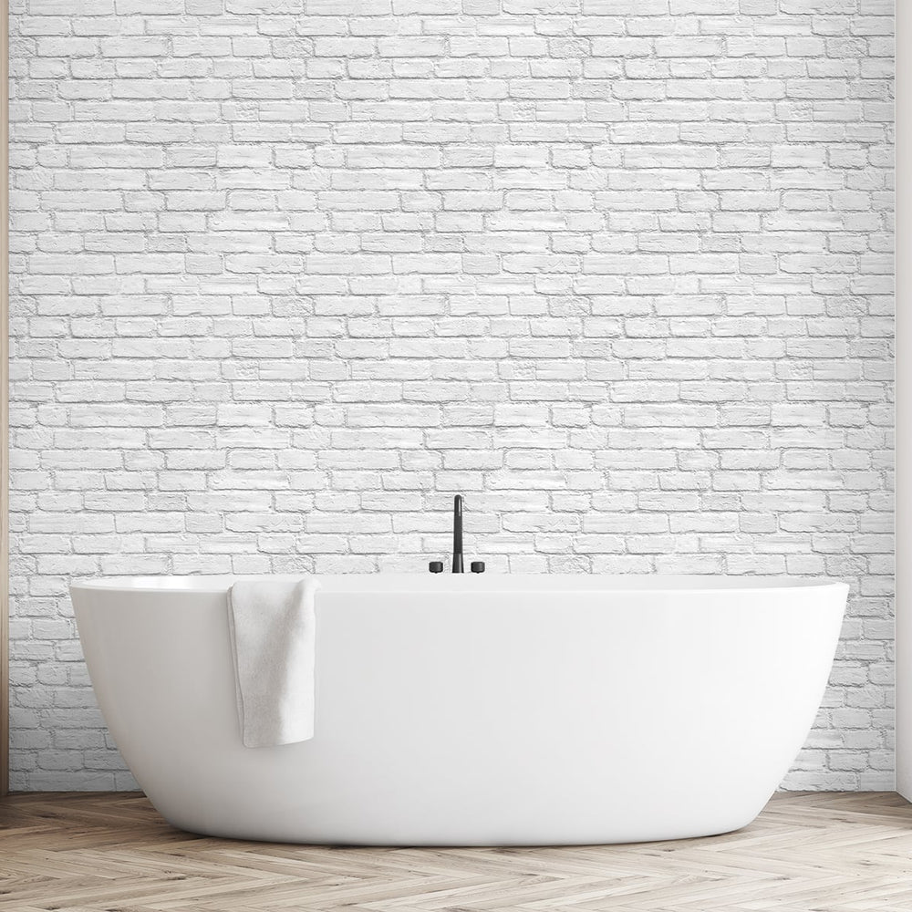 
                  
                    DT20400 vintage brick textured vinyl wallpaper bathroom from DuPont™ Tedlar®
                  
                