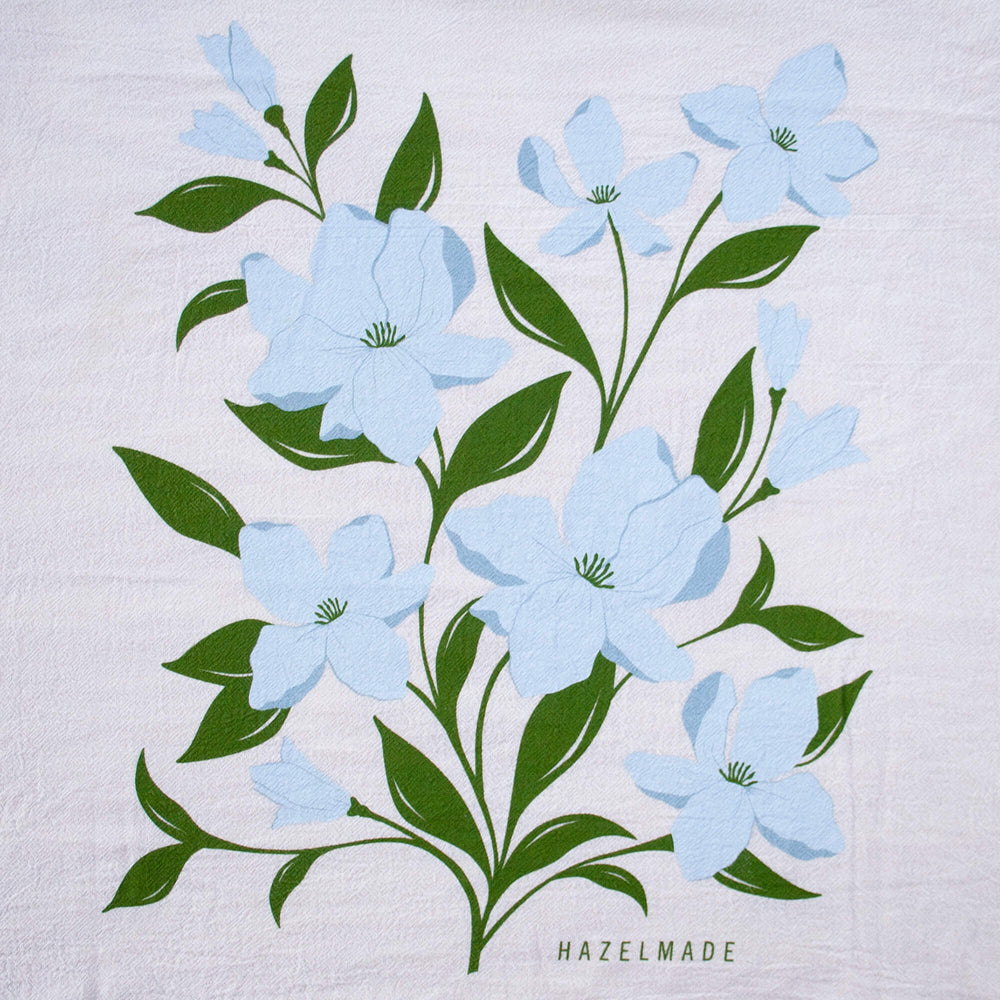 
                  
                    KT604 dogwood floral tea towel design from Hazelmade
                  
                