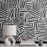 EG10000 geometric wallpaper decor from the Geometric Textures collection by Etten Studios
