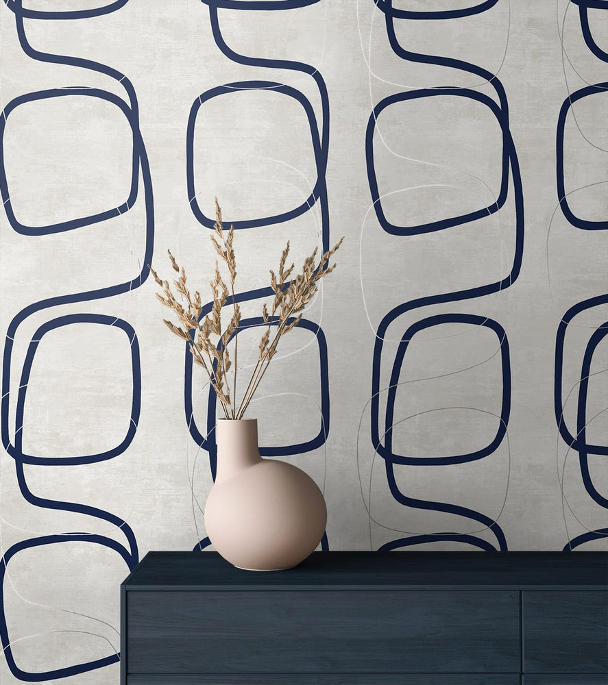 EG10202 geometric wallpaper decor from the Geometric Textures collection by Etten Studios