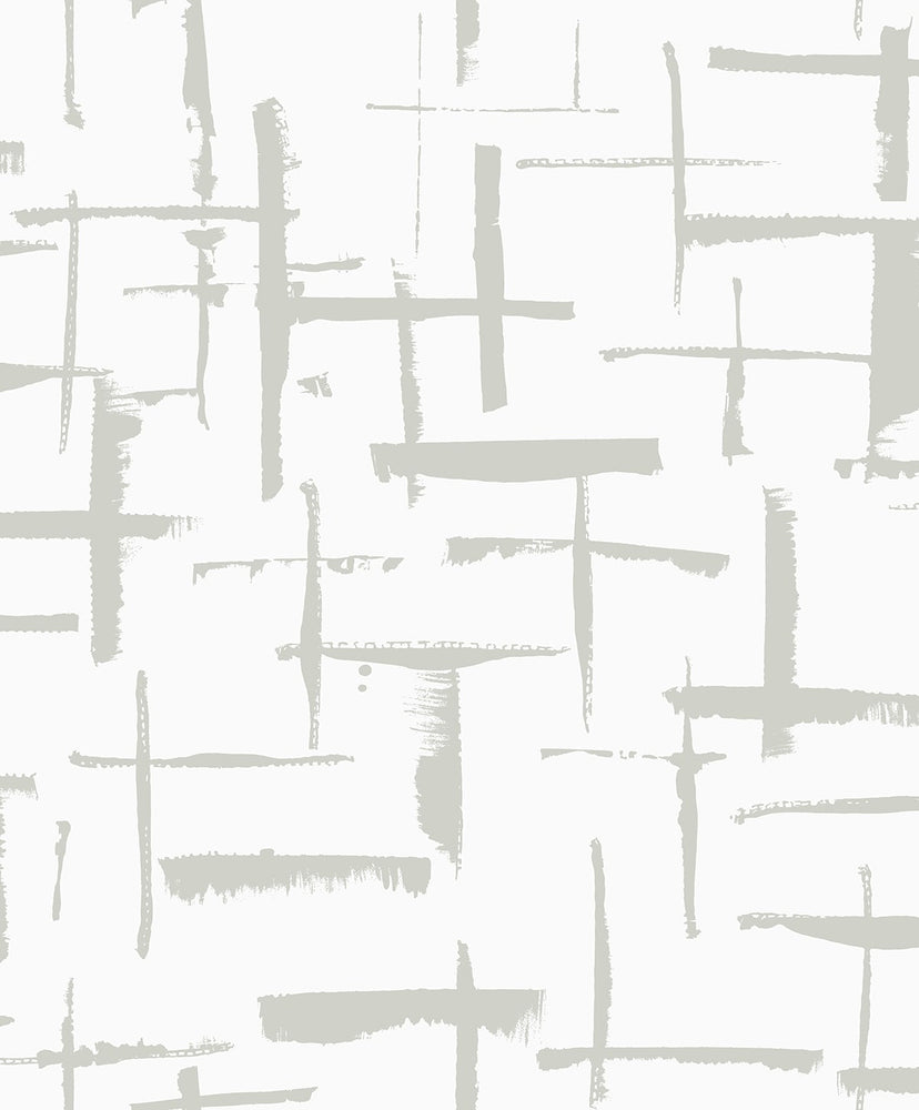 Geometric Textures Incrociato Unpasted Wallpaper