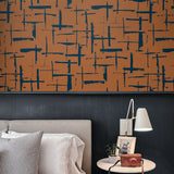 EG10305 abstract wallpaper bathroom from the Geometric Textures collection by Etten Studios