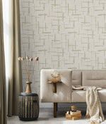 EG10307 abstract wallpaper living room from the Geometric Textures collection by Etten Studios