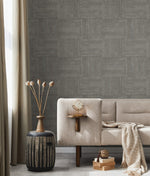 EG10408 geometric wallpaper living room from the Geometric Textures collection by Etten Studios